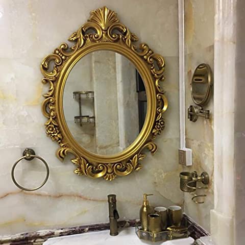 espejo vintage dorado