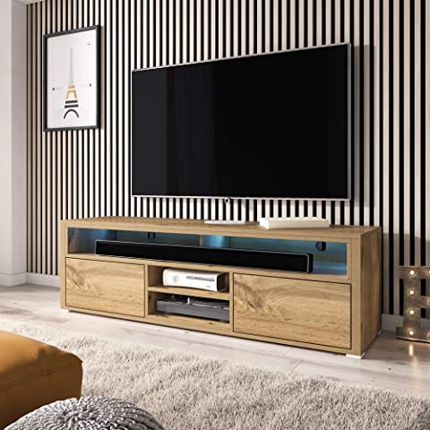 mueble tv nordico madera